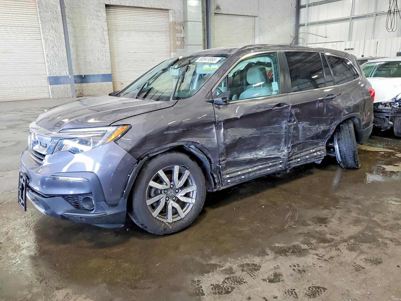 2021 HONDA PILOT — დაზიანების ფოტო (ROLLOVER) Copart-ის აუქციონიდან
